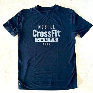 NOBULL CrossFit Games 2023 Lightweight Performance Blend Tee in Size M in Black